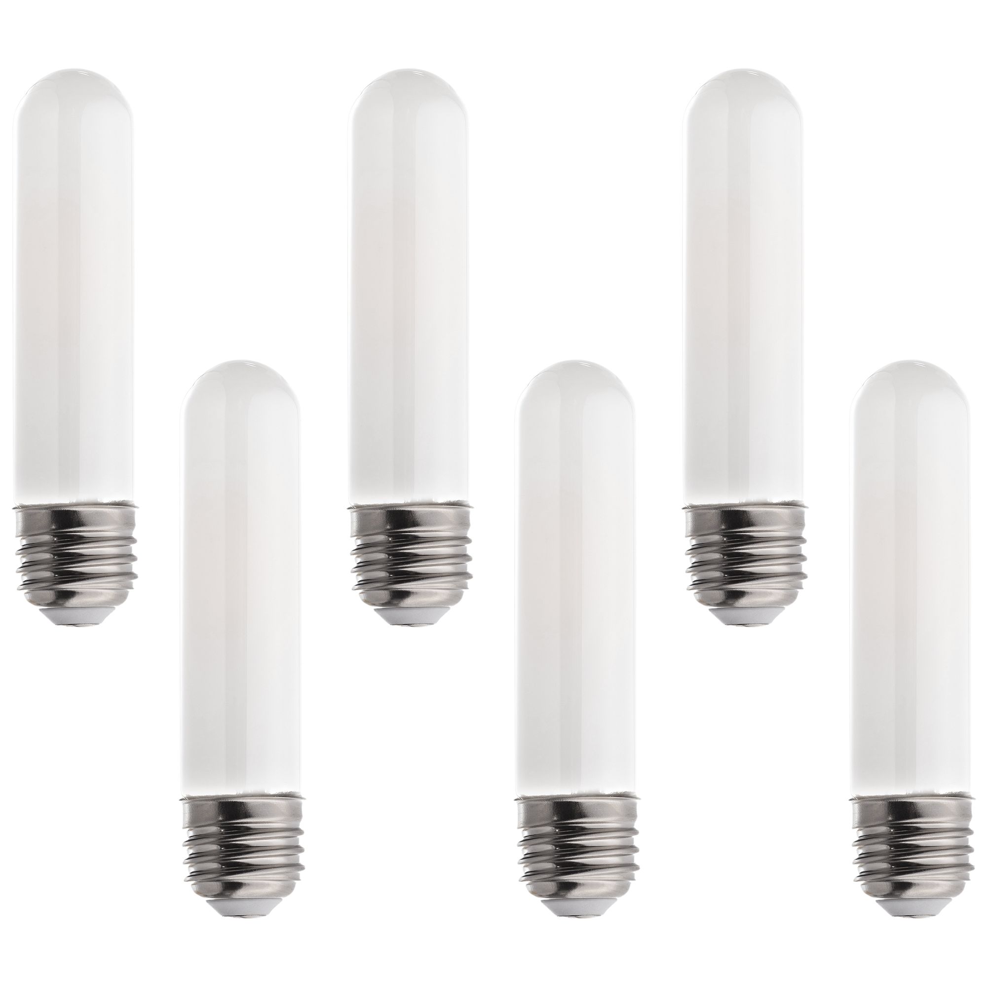 60W Equivalent Frosted 6W LED Dimmable Standard T10 6-Pack