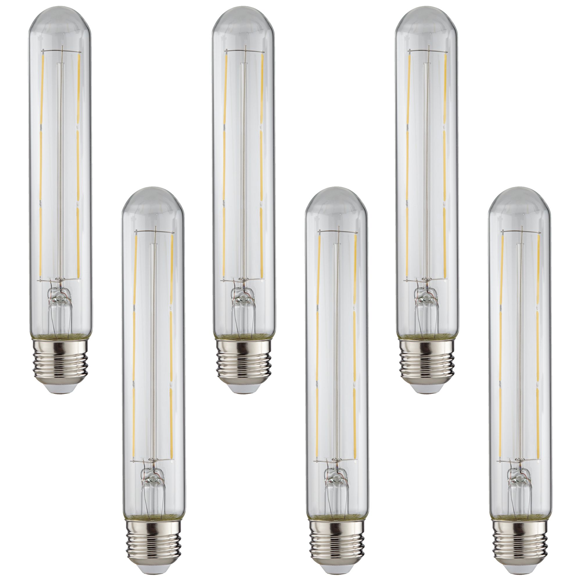 75W Equivalent Clear 10W LED Dimmable Standard T30 6-Pack