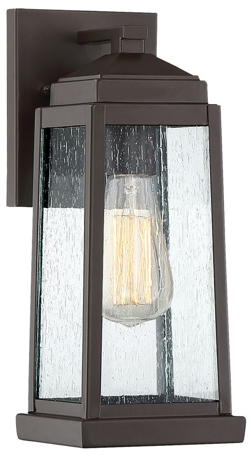 Quoizel Ravenel 12 1/2"H Western Bronze Outdoor Wall Light