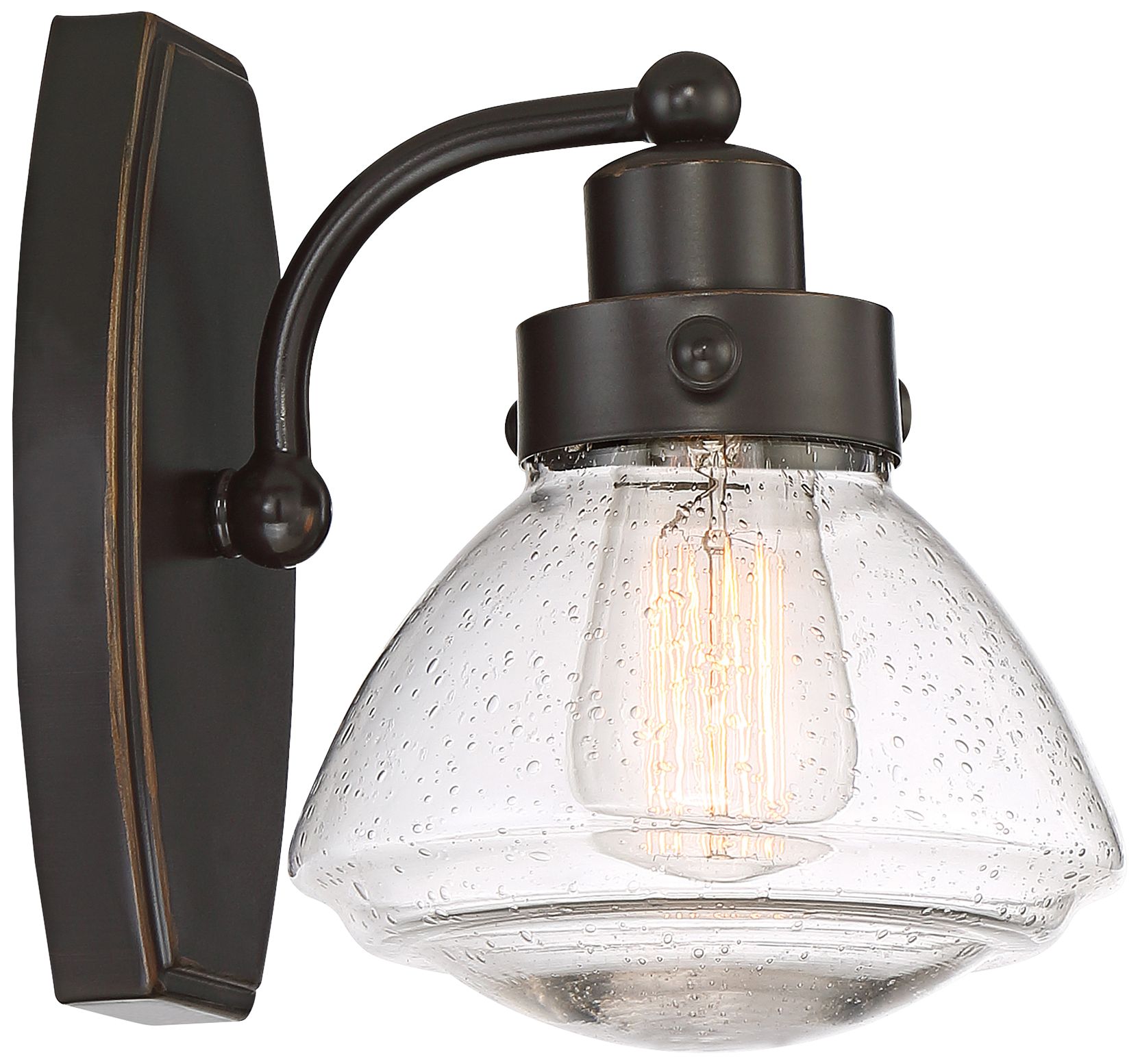 Quoizel Scholar 8 3/4" High Palladian Bronze Wall Sconce