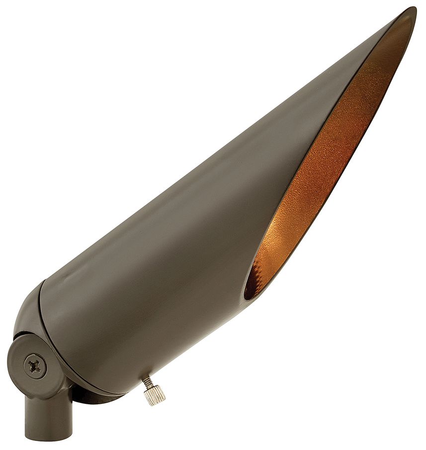 Hinkley 3 1/4" High Bronze Landscape Spot Light w/ Long Cowl