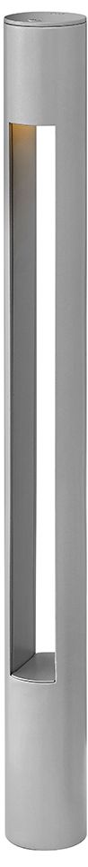 Hinkley Atlantis 20 1/4"H Titanium Landscape Bollard Light