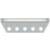Hinkley Nuvi 10" Wide Titanium LED Landscape Deck Light