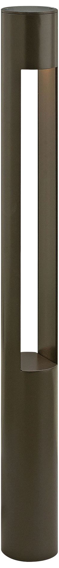 Hinkley Atlantis 30"H Bronze LED 120V Round Bollard Light