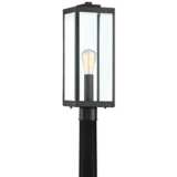Quoizel Westover 20 1/2&quot; High Earth Black Outdoor Post Light