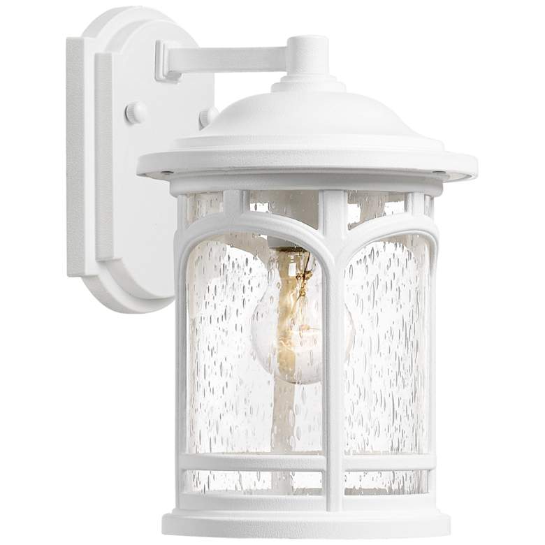 Quoizel Marblehead 11&quot; High White Lustre Outdoor Wall Light