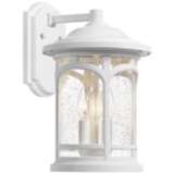 Quoizel Marblehead 17 3/4&quot;H White Lustre Outdoor Wall Light