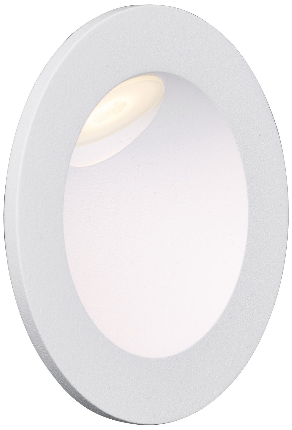 ET2 Alumilux 3 1/4" Round White Low Voltage LED Step Light