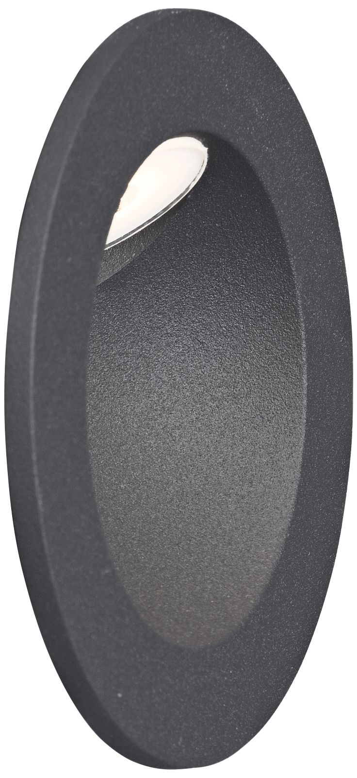 ET2 Alumilux 3 1/4" Round Bronze 120V LED Step Light