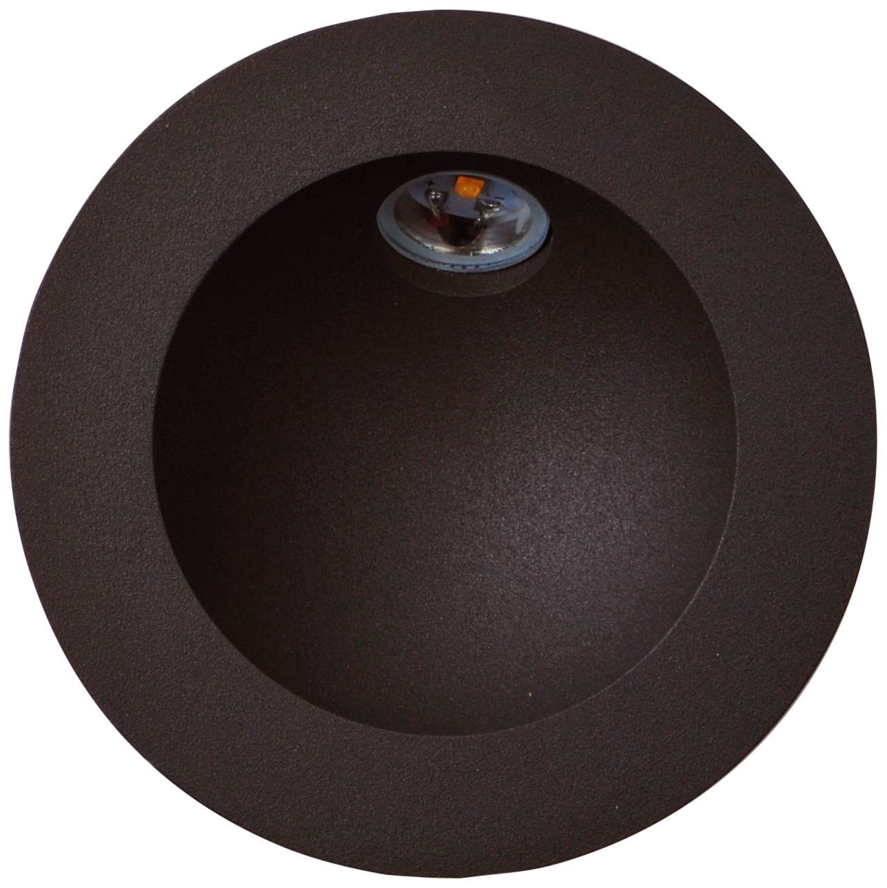 ET2 Alumilux 3 1/4" Round Bronze Low Voltage LED Step Light