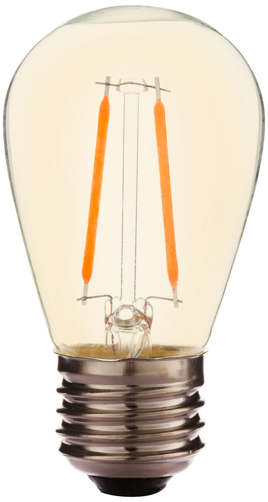 25W Equivalent Amber 2W LED Dimmable Standard Bulb