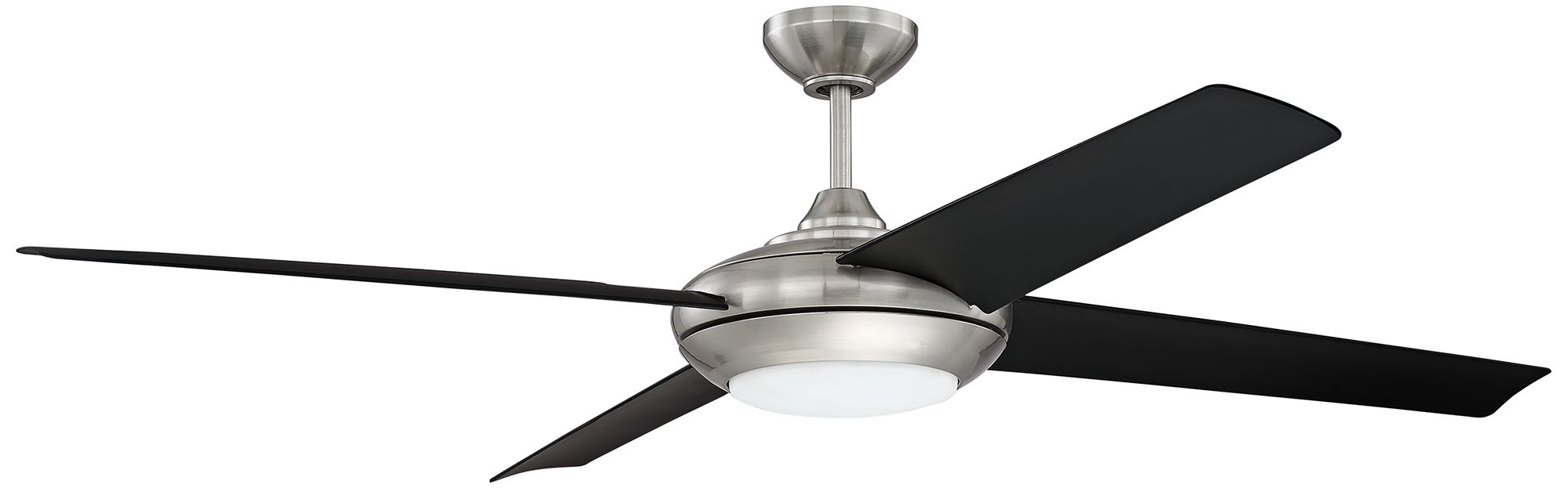60 Craftmade Moderne Brushed Nickel Led Ceiling Fan 67j33