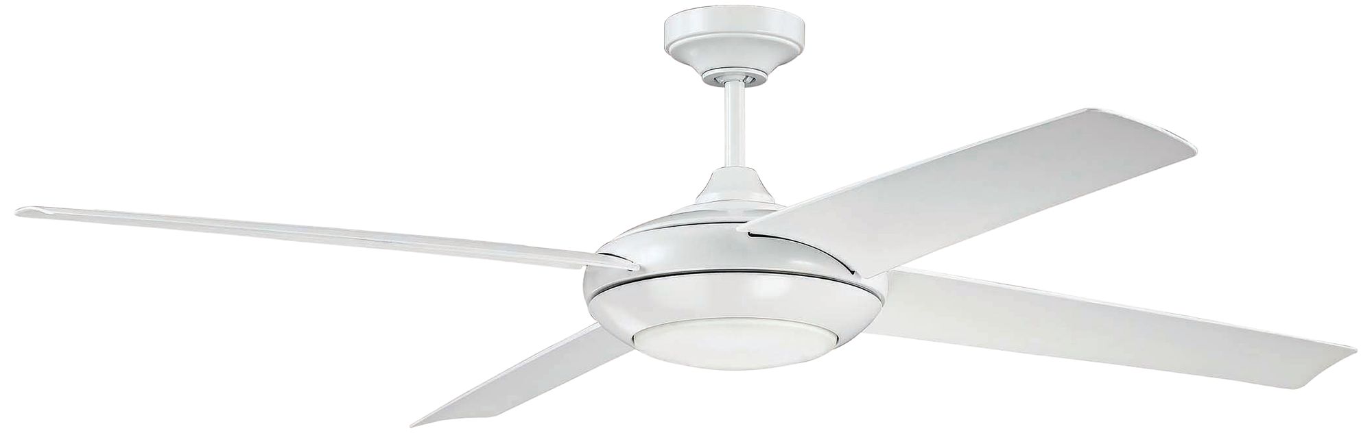 60" Craftmade Moderne White LED Ceiling Fan