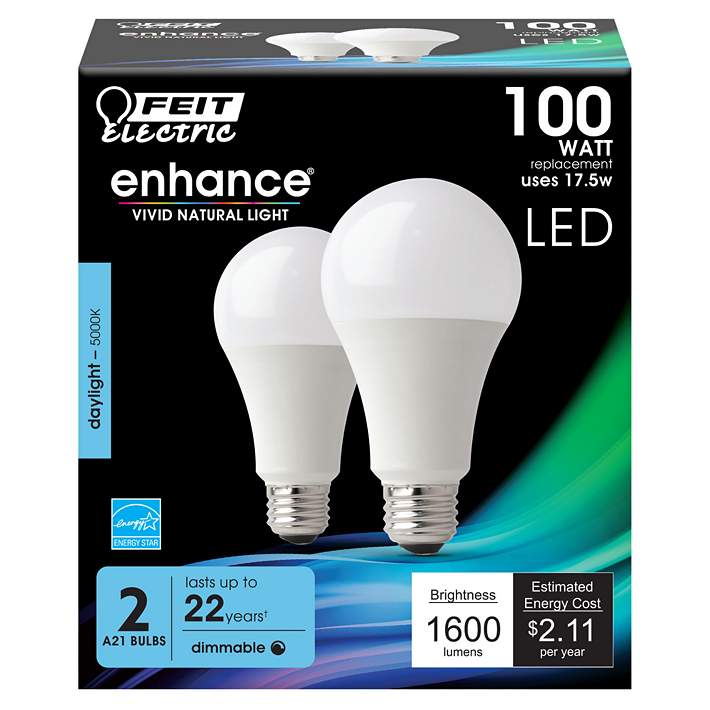 Pack of 4X25 WATT LED Replacement Light Bulbs Uses Approx 3 Watts 
