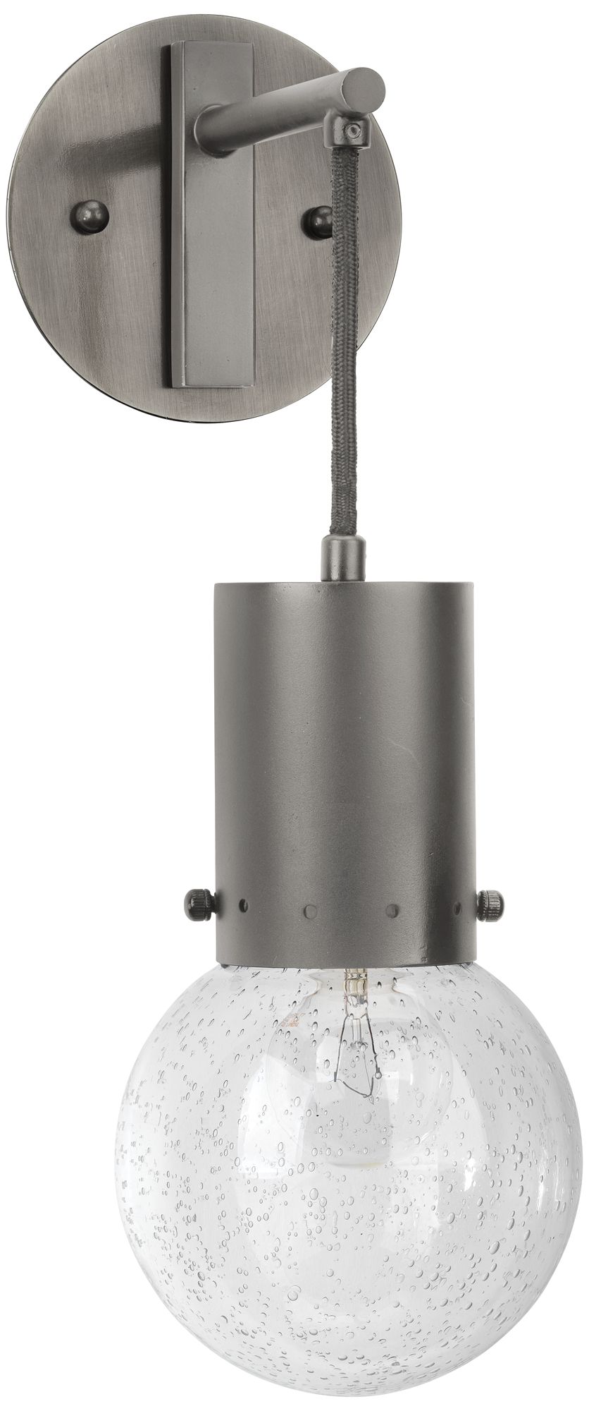 Jamie Young Strada 14" High Gun Metal Pendant Wall Sconce