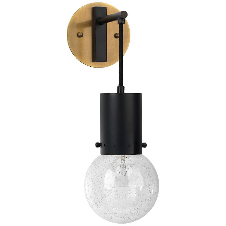 Strada 14&quot; High Oil-Rubbed Bronze Pendant Wall Sconce