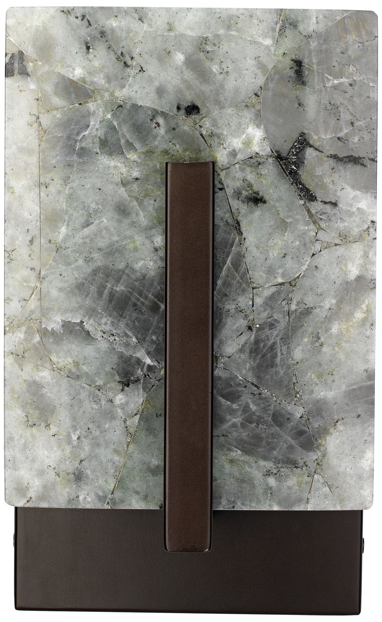 Halo 10 1/4"H Labradorite and Oil-Rubbed Bronze Wall Sconce