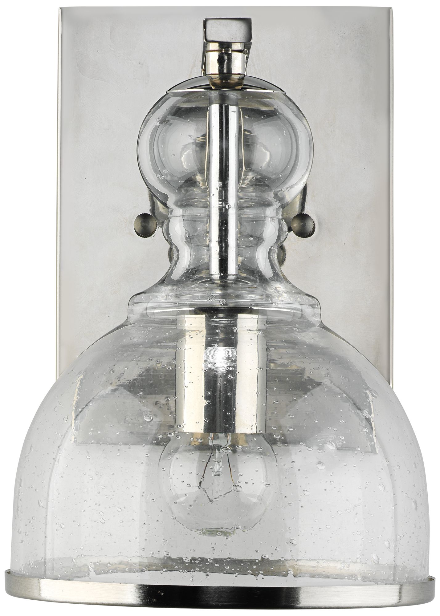 Jamie Young St. Charles 10" High Polished Nickel Wall Sconce