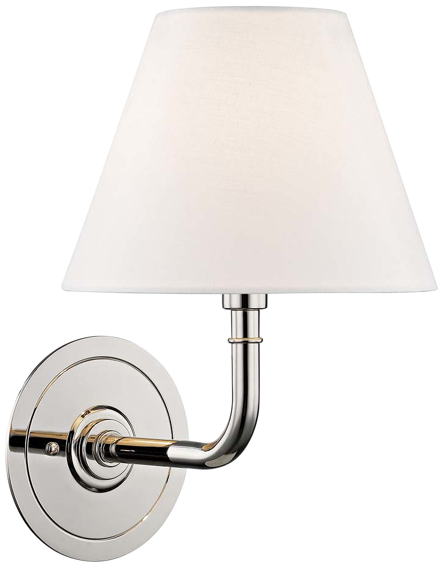 Signature No.1 11 1/4" High Polished Nickel Wall Sconce
