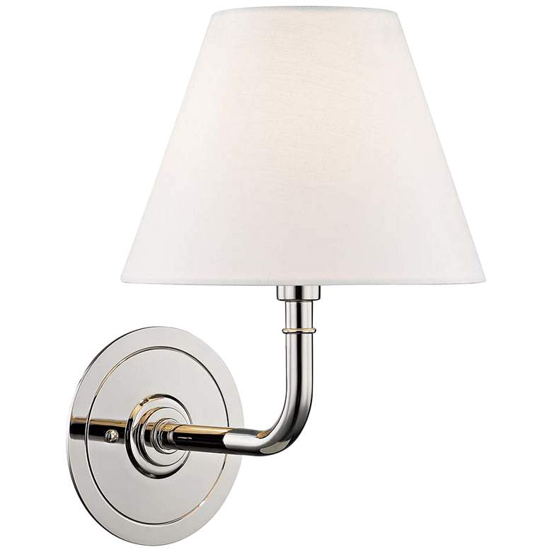 Signature No.1 11 1/4&quot; High Polished Nickel Wall Sconce