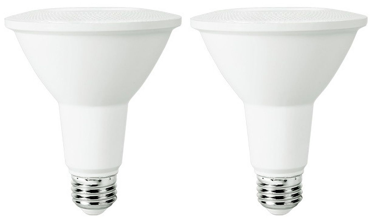 75W Equivalent Frosted 10W PAR30 JA-8 LED Dimmable 2-Pack
