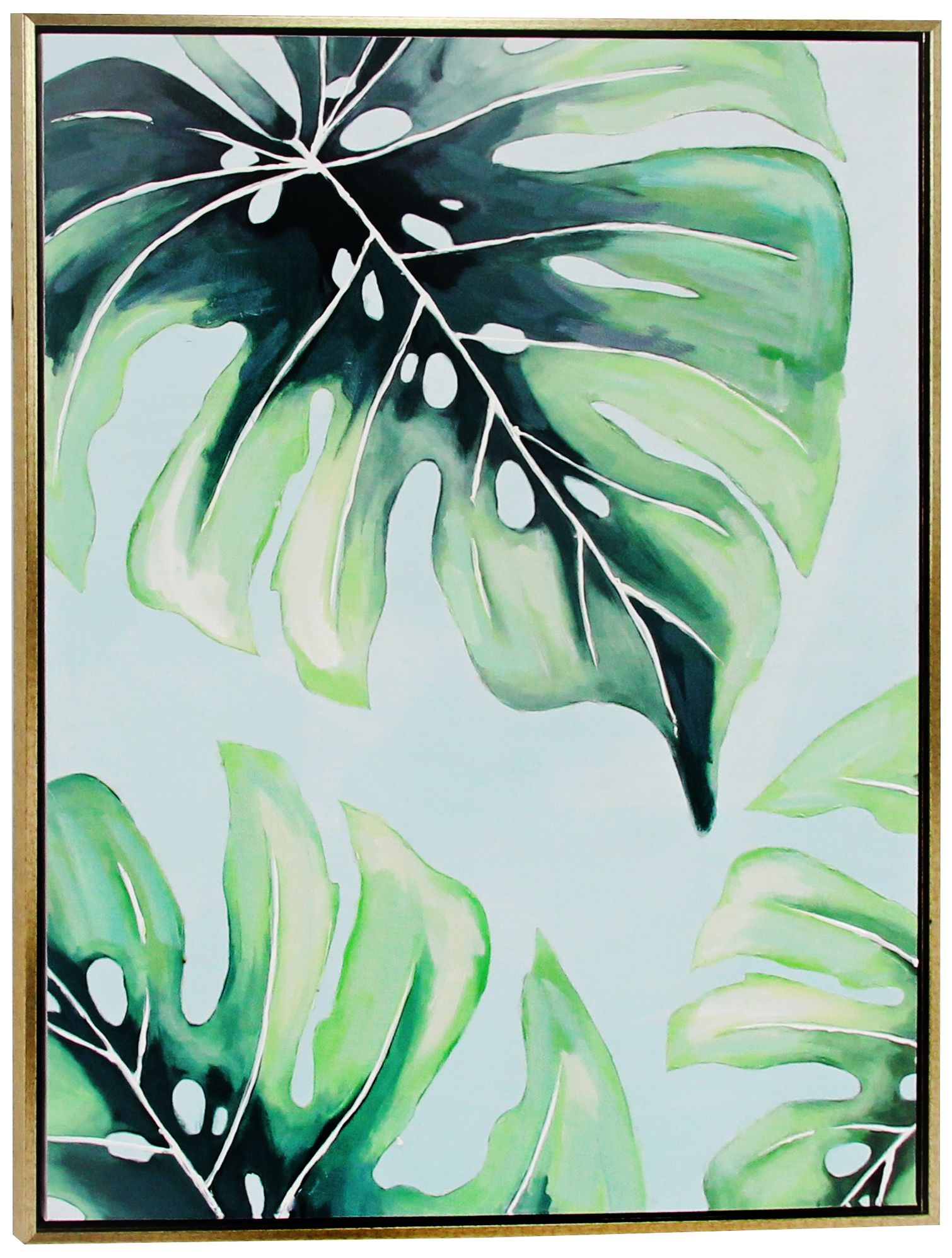 Kaanapali 47" High Framed Canvas Wall Art