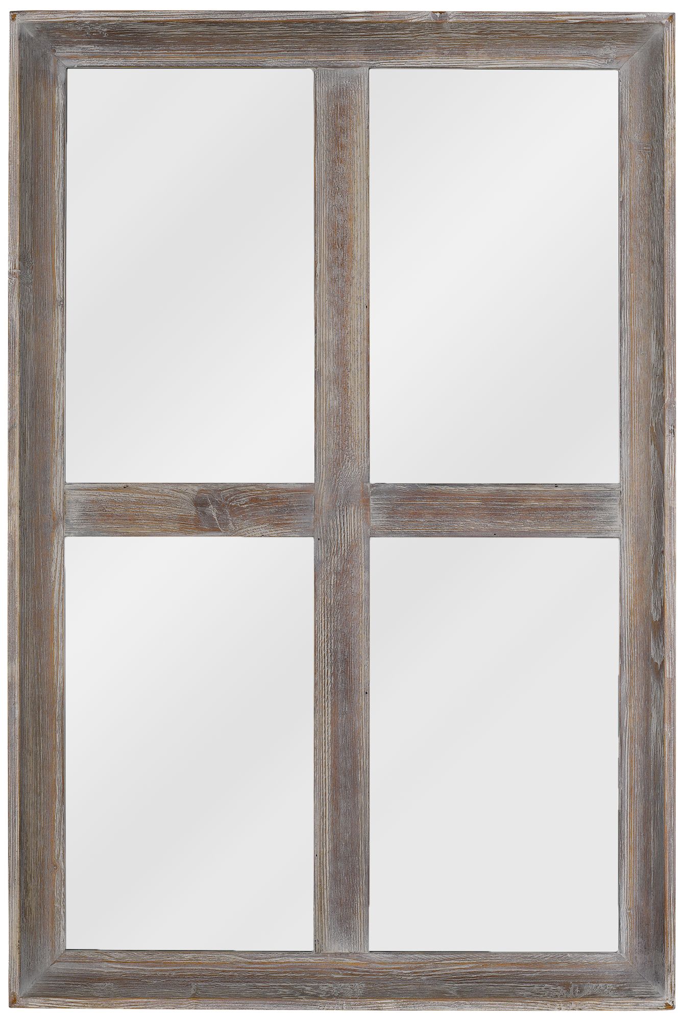 Quoizel Ammon Brown 24" x 36" Rectangular Wall Mirror