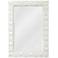 Jamie Young Astor White Gesso 28" x 38 1/2" Wall Mirror
