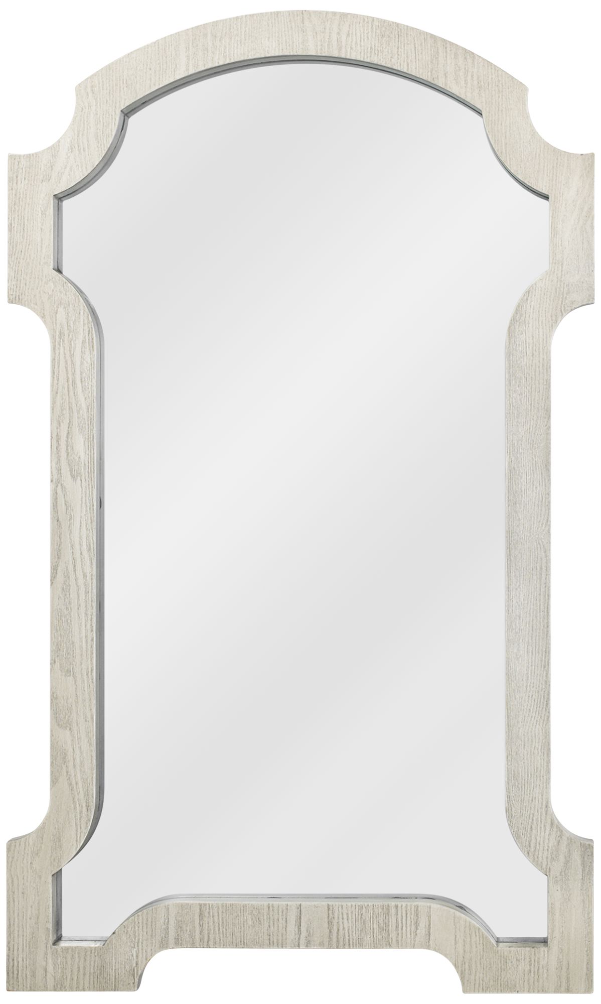 Estate Gray Washed Wood 28 3/4" x 47" Wall Mirror
