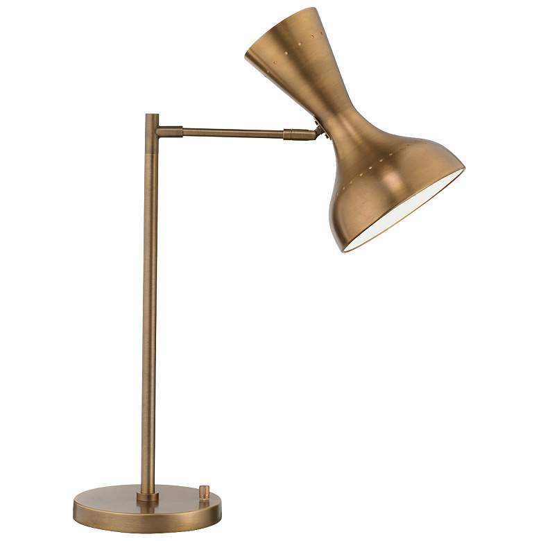 Jamie Young Pisa Antique Brass 2-Directional Desk Lamp