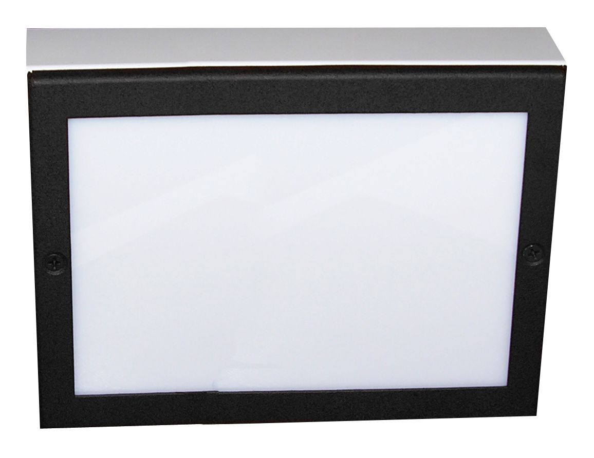 Black Texture 9" Wide LED Paver Light