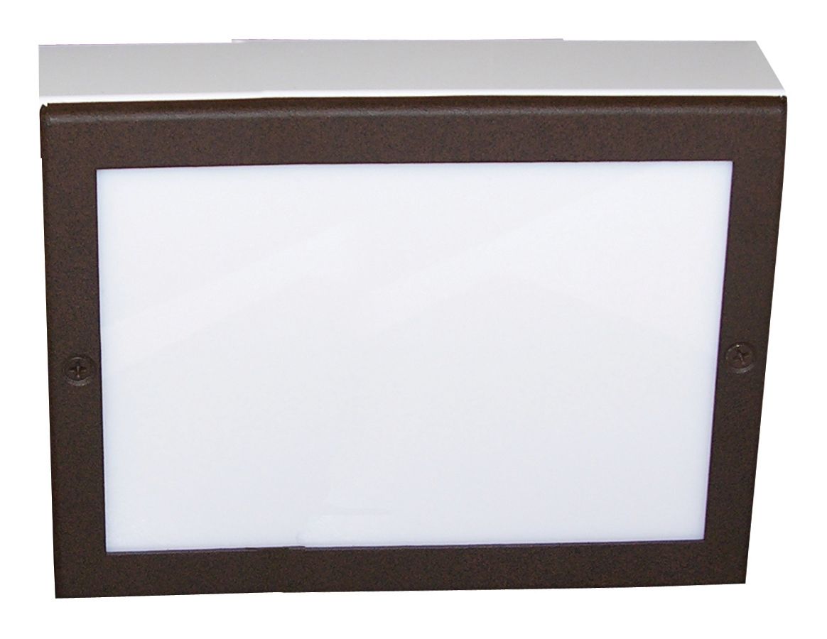 Bronze Texture 9" Wide LED Paver Light