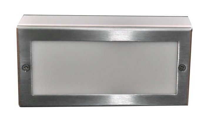Stainless Steel 8" Wide LED Paver Light