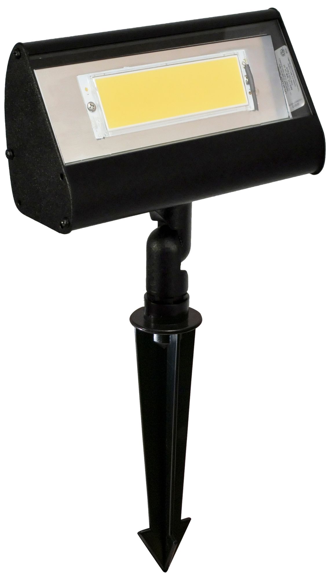 Markham 8" High Black Texture LED Landscape Flood Light