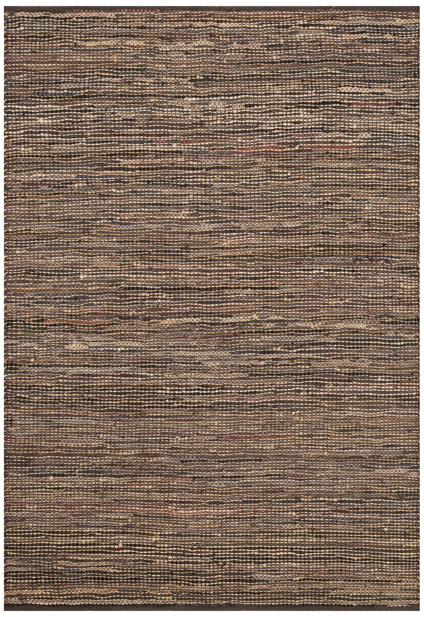 Loloi Edge Brown Hand-Made Area Rug
