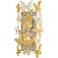 Milan 19 3/4" High Gold Leaf Sconce w/ Glass Butterfly Shade