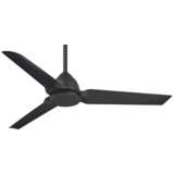 54&quot; Minka Aire Java Coal Black Wet Rated Ceiling Fan with Remote