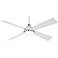54" Minka Aire Orb Flat White LED Ceiling Fan