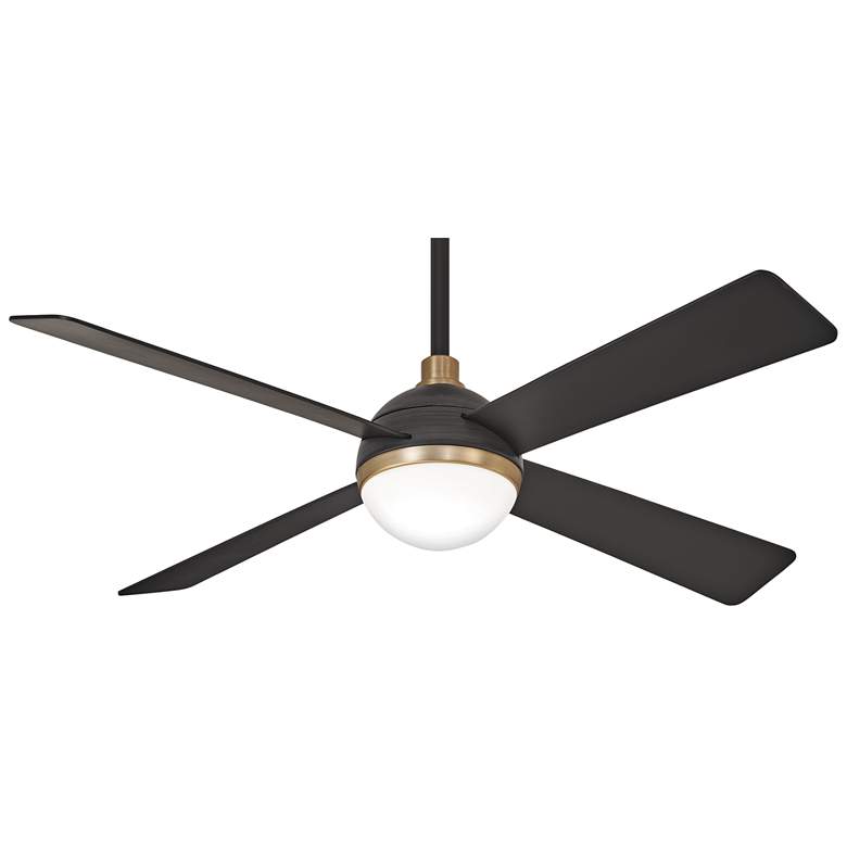 Image 2 54" Minka Aire Orb Brushed Carbon LED Ceiling Fan with Remote Control