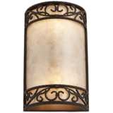 Natural Mica Collection 12 1/2&quot; High Wall Sconce Fixture