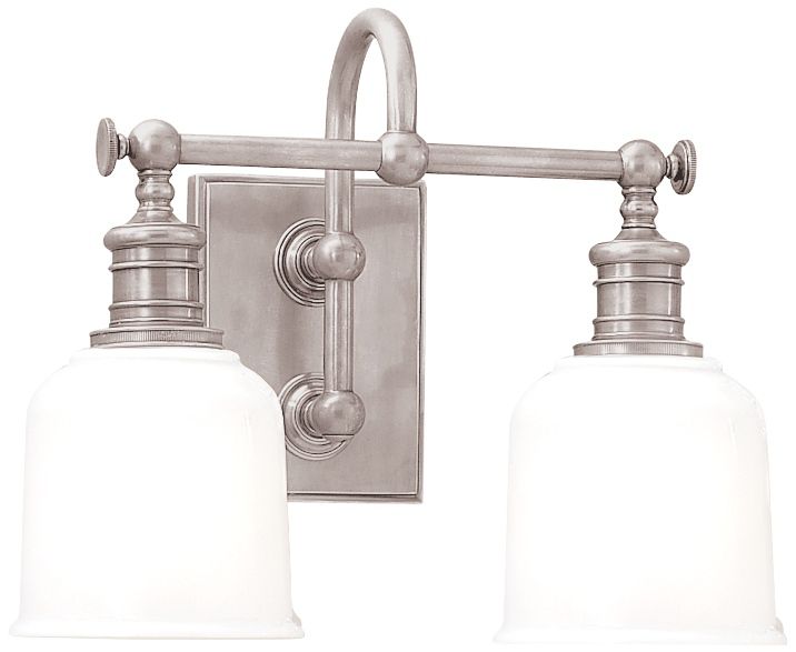 Hudson Valley Keswick 13 1/2"W Satin Nickel Bath Light