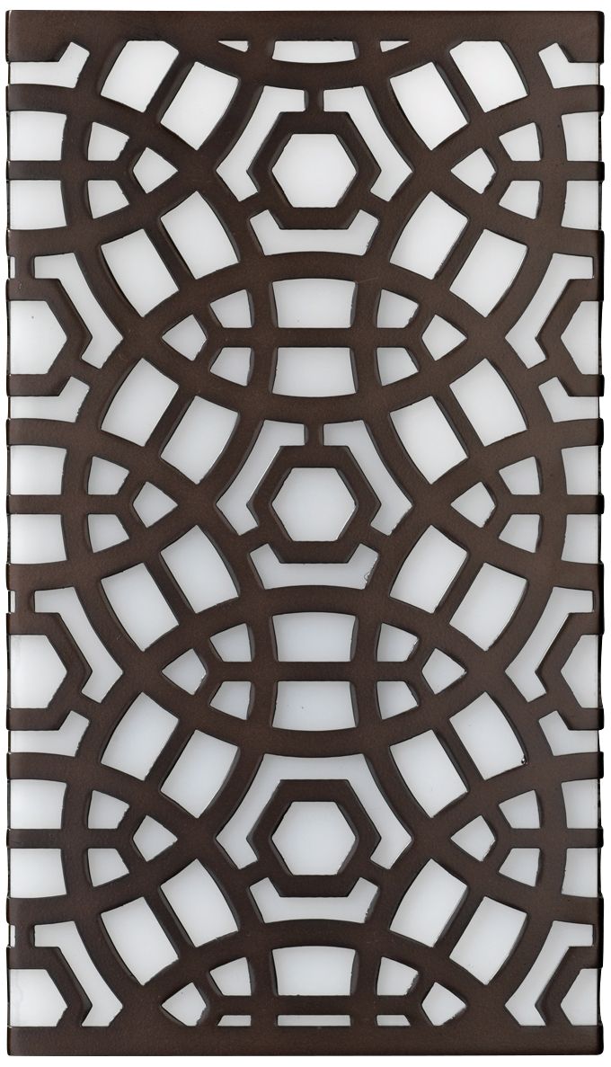 Jamie Young Geo 10 1/2" High Oil-Rubbed Bronze Wall Sconce