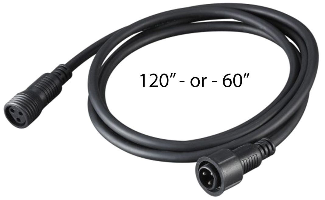 WAC InvisiLED 120" Black Outdoor Signal Wire Controller