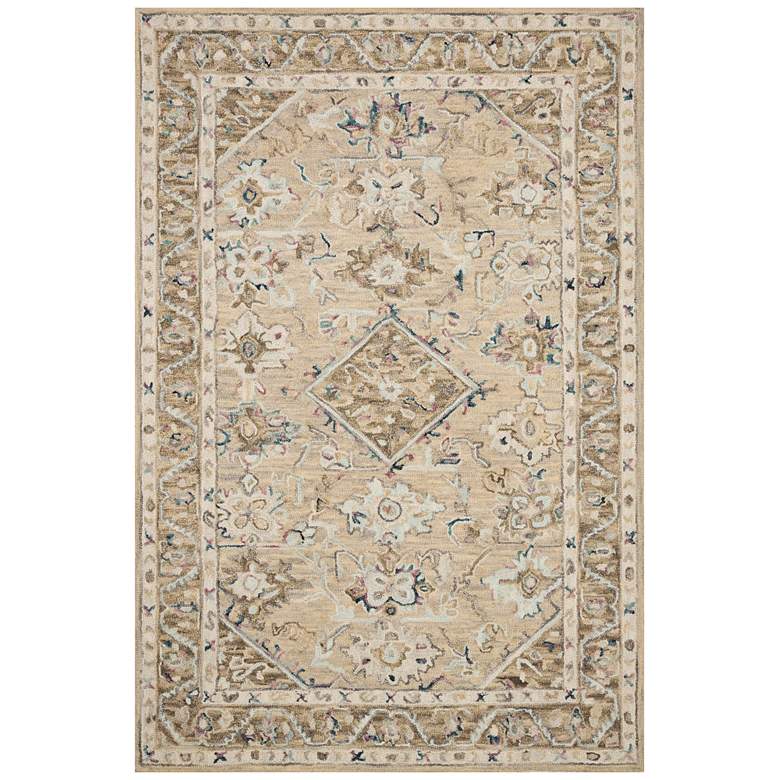 Loloi BEA-02 5&#39;0&quot;x7&#39;6&quot; Beige and Ivory Area Rug