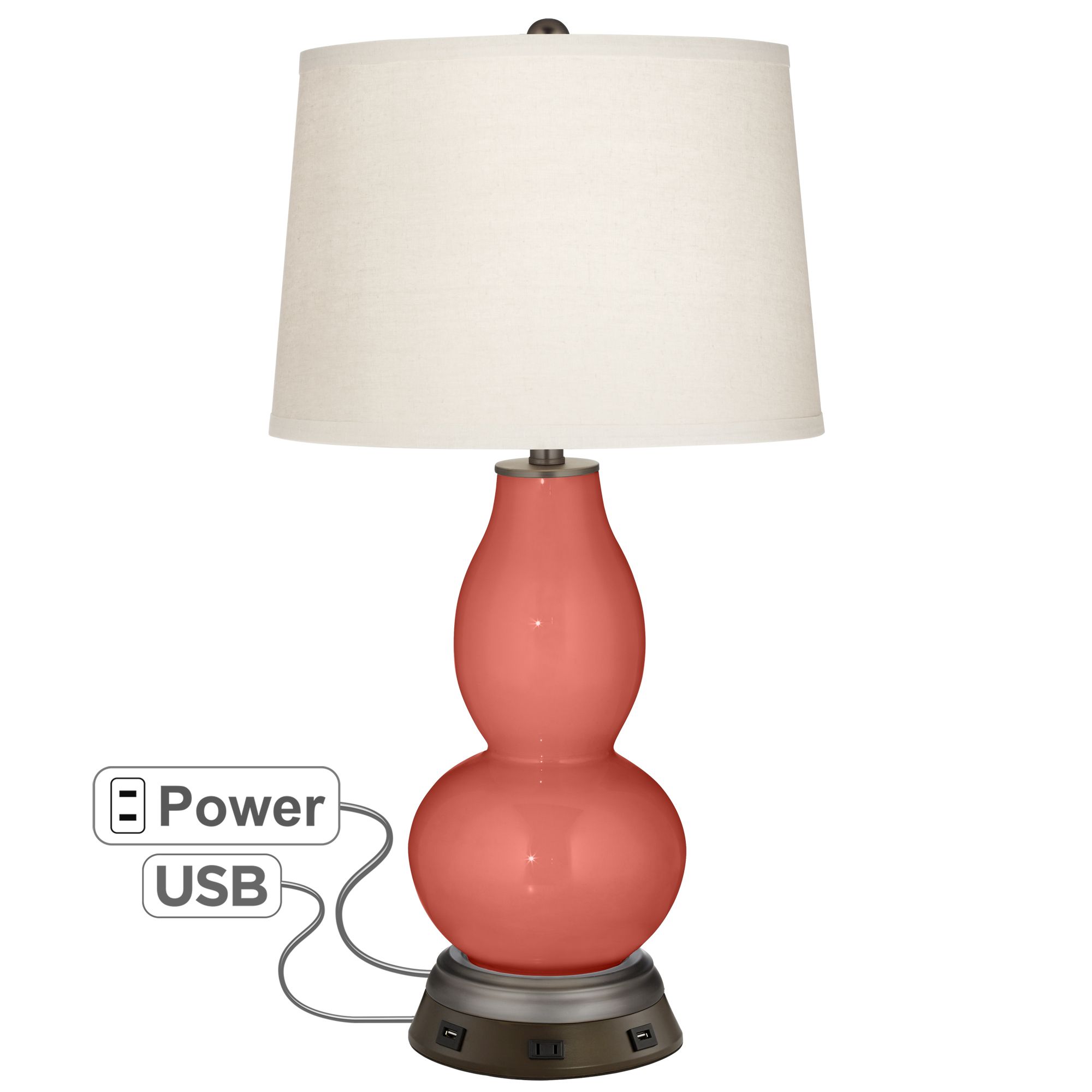 coral reef table lamp