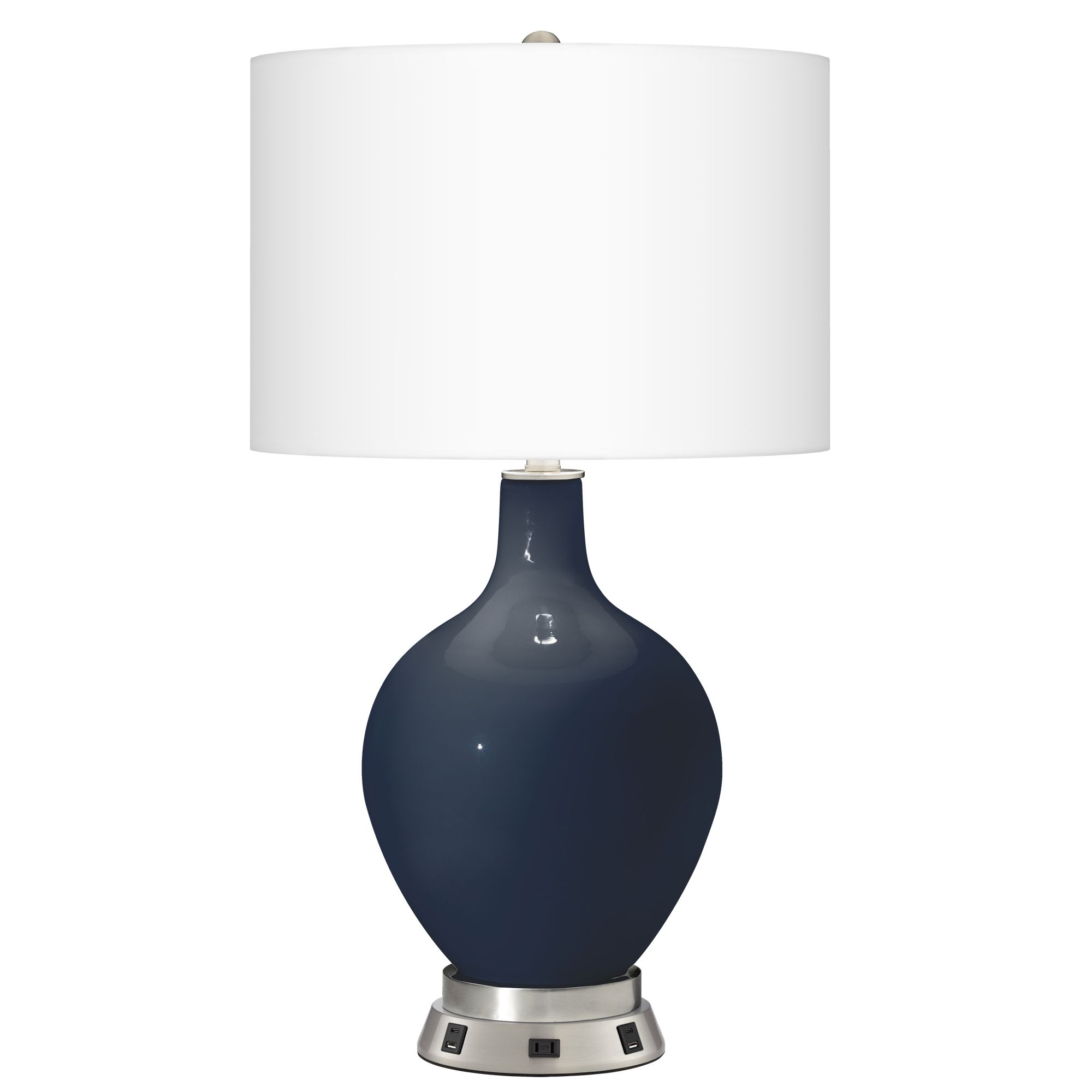 Naval Ovo Table Lamp with USB Workstation Base