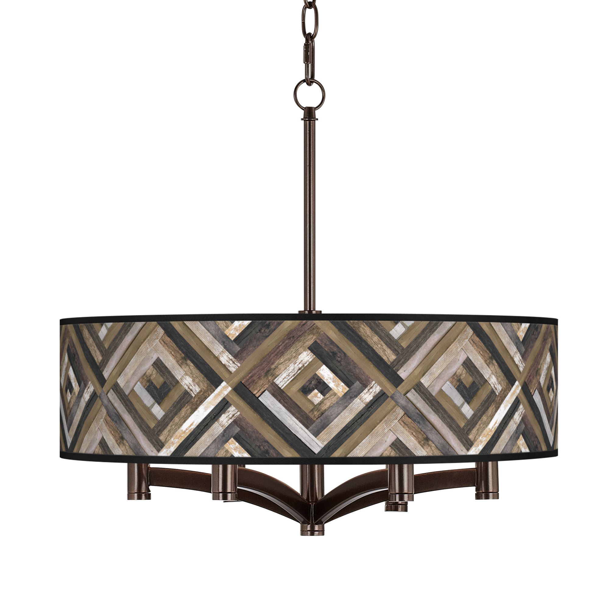 Woodwork Diamonds Ava 6-Light Bronze Pendant Chandelier