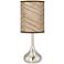 Rustic Woodwork Giclee Droplet Table Lamp
