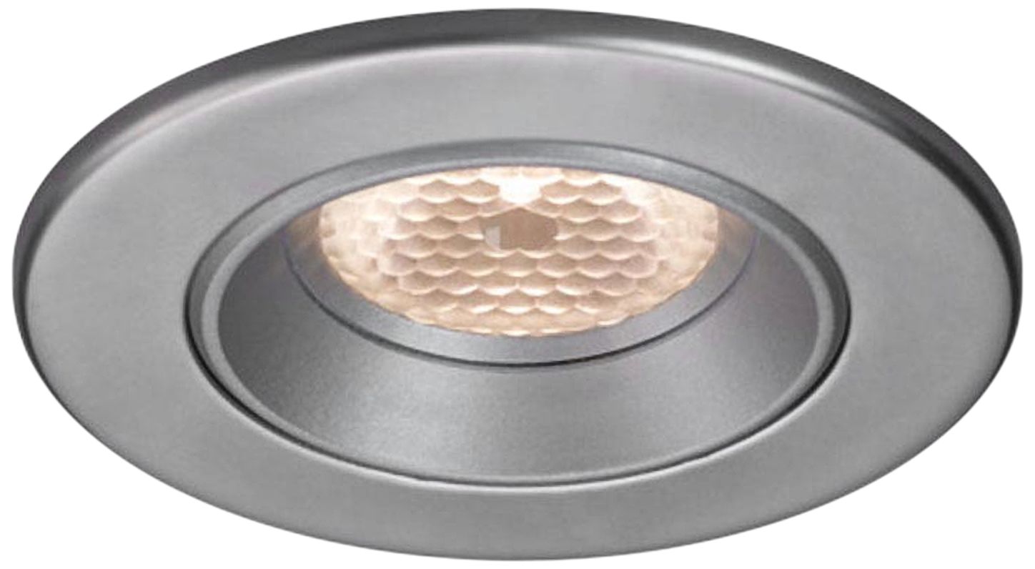 Bruck Ledra 12 4" Matte Chrome Complete LED Recessed Kit