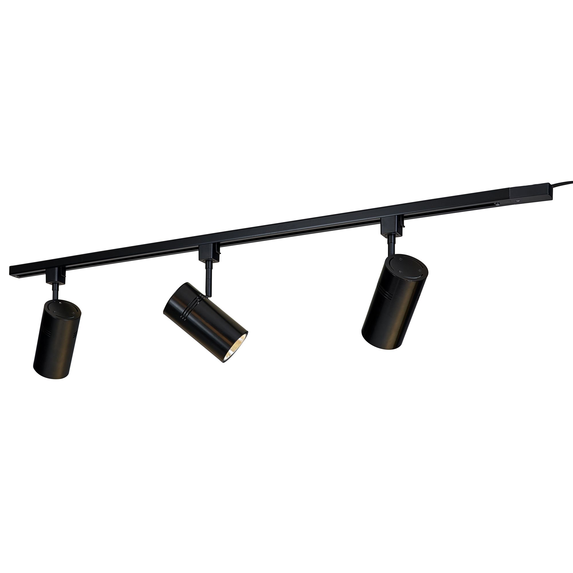 Bruck Eco System 3-Light Black LED Track Light Kit